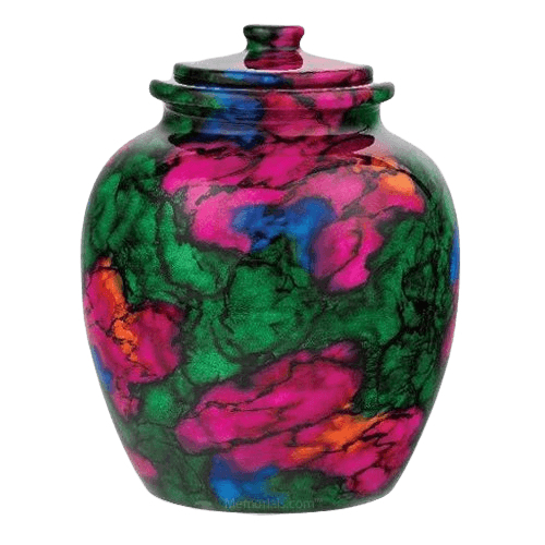 Rainbow Legacy Marble Cremation Urn