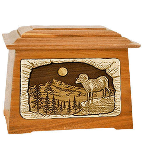 Ram Mahogany Aristocrat Cremation Urn