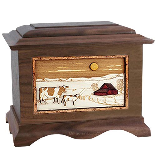 Ranch Wood Cremation Urns