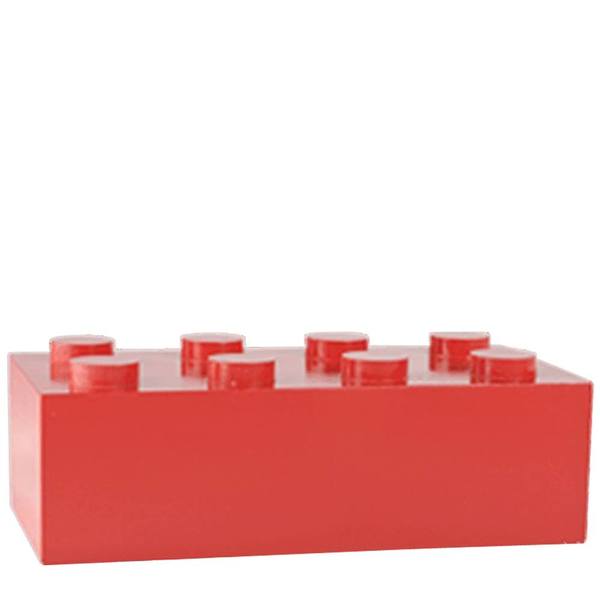 Red Block Cremation Urn