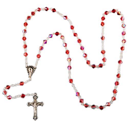 Red Crystal Rosary