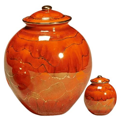Red Dream Ceramic Cremation Urns