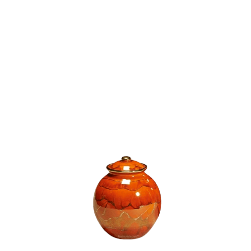Red Dream Small Ceramic Urn