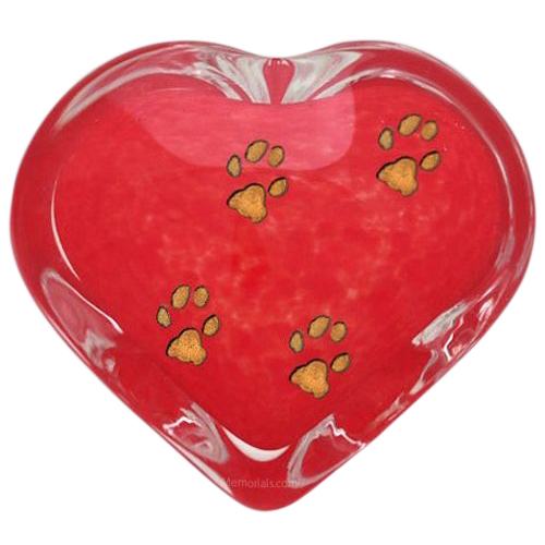 Red Heart Pet Keepsake Urn