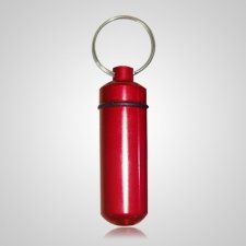 Red Pet Keepsake Keychain