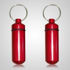 Red Pet Keepsake Keychains