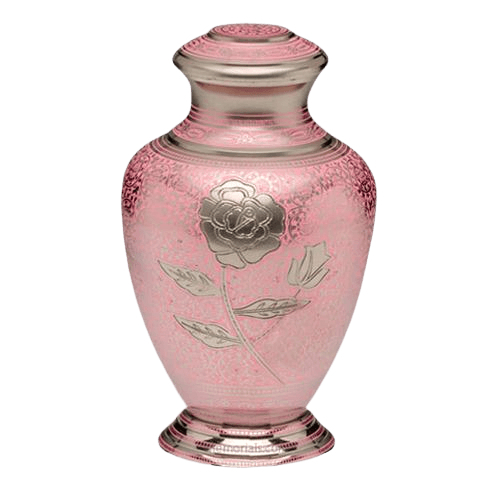 Red Rose Cremation Urn