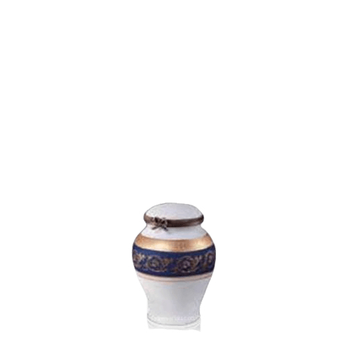 Regal Blue Porcelain Keepsake Urn