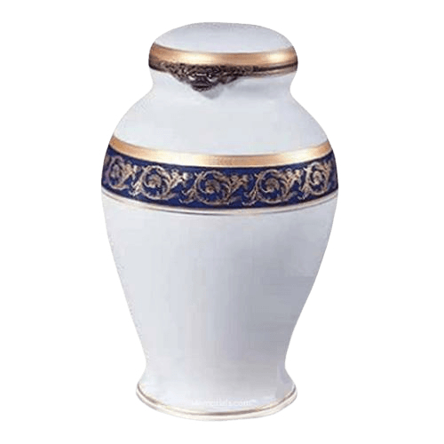 Regal Blue Porcelain Urn