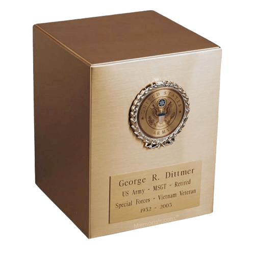 Remembrance Army Cremation Urn