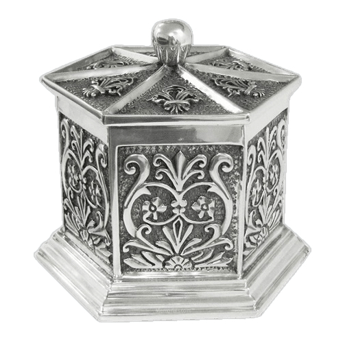 Renaissance Silver Cremation Urn