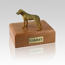 Rhodesian Ridgeback Standing Medium Dog Urn