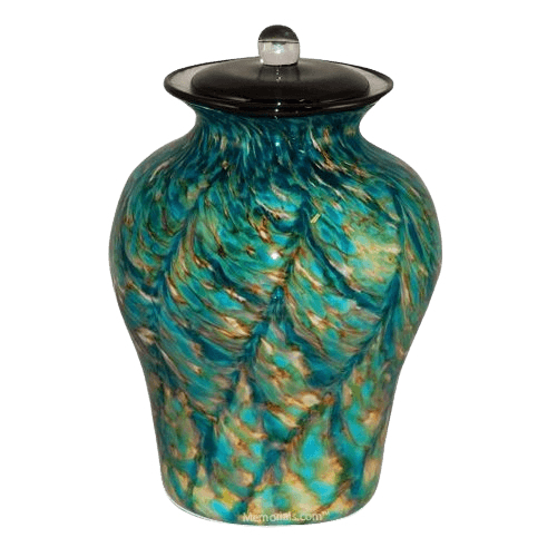 River Glass Cremation Urn