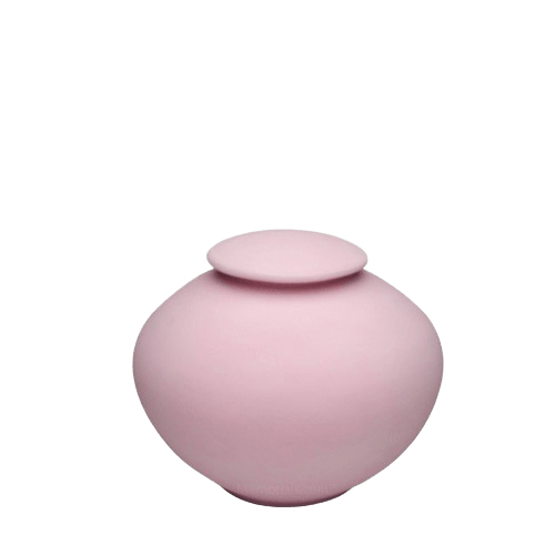Rose Pink Small Pocrelain Clay Urn