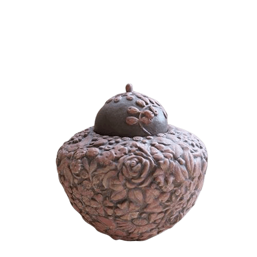 Rosebed Ceramic Small Cremation Urn