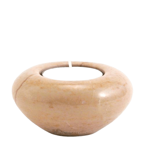 Rosewater Marble Candle Keepsake Urn