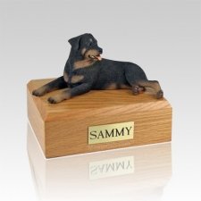 Rottweiler Laying Dog Urns