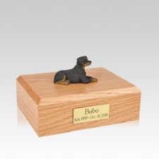 Rottweiler Resting Medium Dog Urn