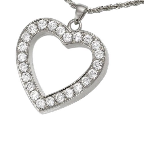 Royal Heart Cremation Pendant