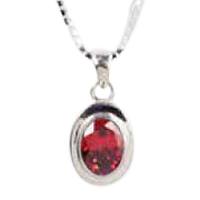 Ruby Oval Keepsake Jewelry