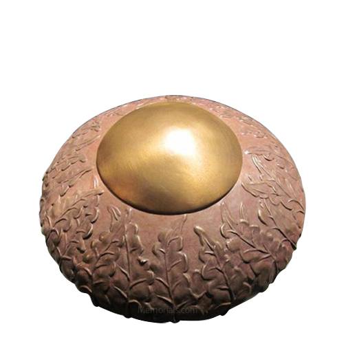 Rustic Ivy Medium Bronze Cremation Urn