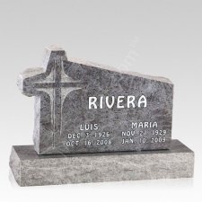 Rustica Upright Cemetery Headstone