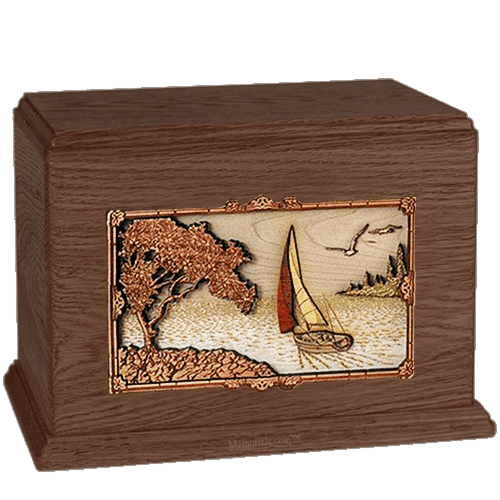 Sailing Walnut Companion Urn