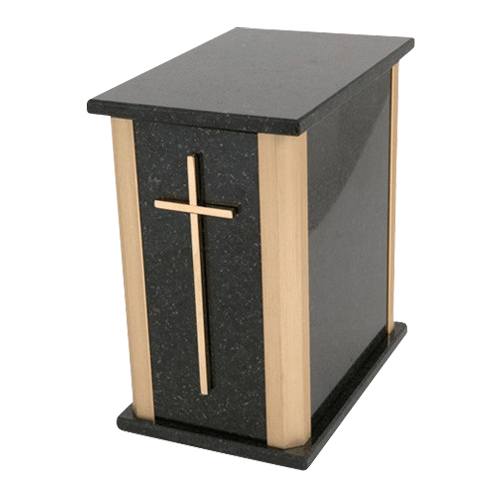 Solitude Cambrian Black Granite Urn