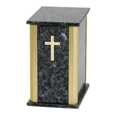 Solitude Blue Pearl Granite Urn