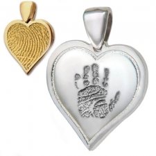 Heart Hand Print Keepsake