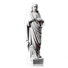 Sacred Heart of Jesus Large Marble Statues