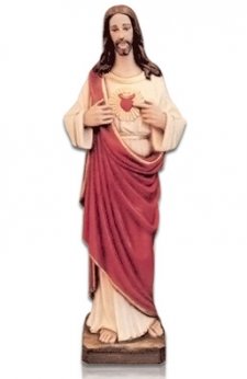 Sacred Heart of Jesus Small Fiberglass Statues