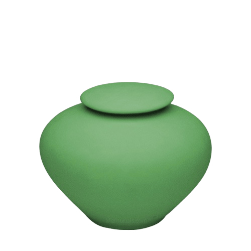Sage Green Medium Porcelain Clay Urn