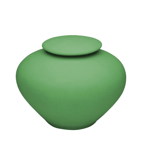 Sage Green Porcelain Clay Urn