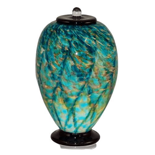 Salt Water Glass Cremation Urn