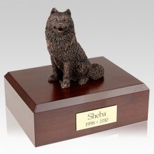 Samoyed Bronze Dog Urns