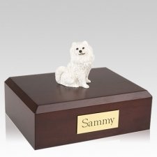 Samoyed Resting Dog Urns