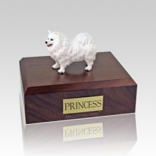 Samoyed Standing Large Dog Urn