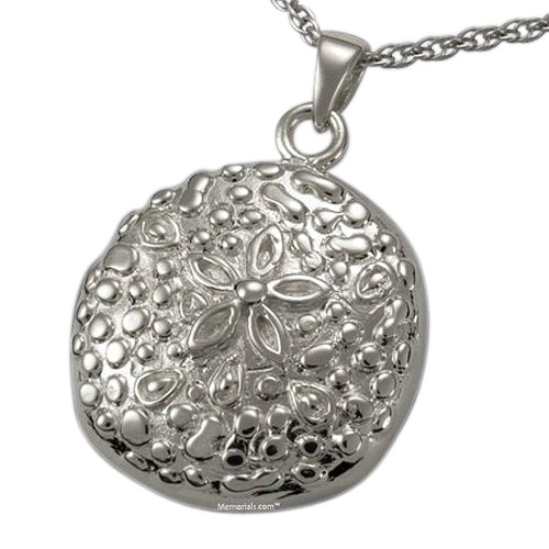 Sand Dollar Cremation Pendant III