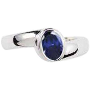 Sapphire Serpentine Cremation Ring