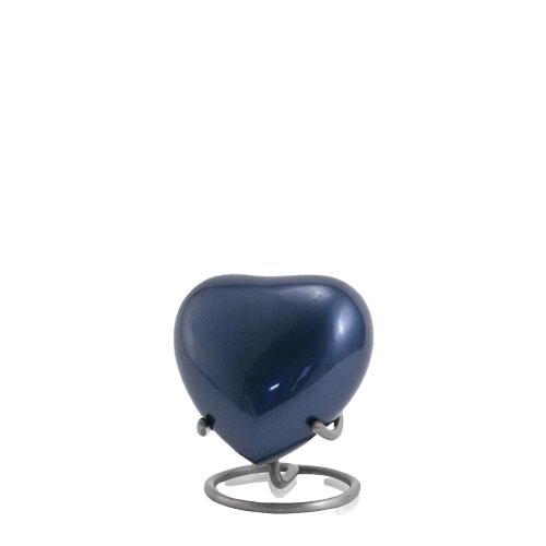 Sapphire Solaris Heart Keepsake Urn