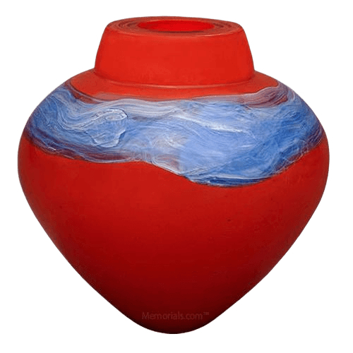 Saturn Glass Cremation Urn