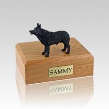 Schipperke Medium Dog Urn