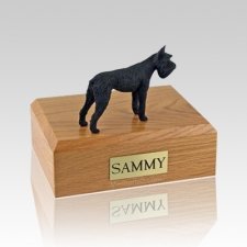 Schnauzer Giant Black Large Dog Urn