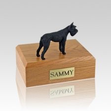 Schnauzer Giant Black Medium Dog Urn