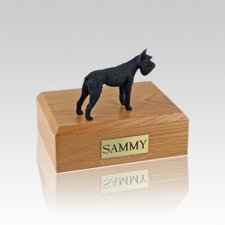 Schnauzer Giant Black Small Dog Urn