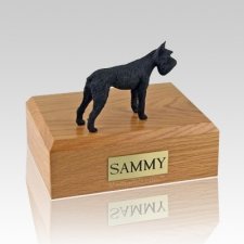 Schnauzer Giant Black X Large Dog Urn