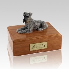 Schnauzer Silver X Large Dog Urn