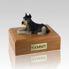 Schnauzer Tari Large Dog Urn