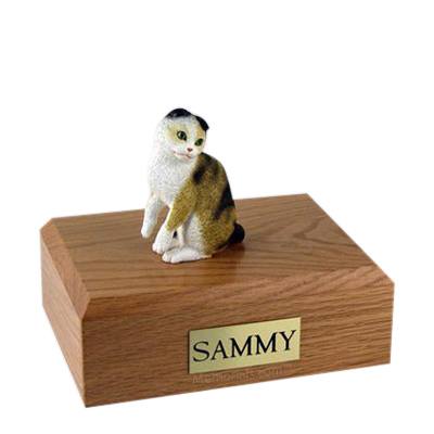 Scottish Fold Tort Large Cat Cremation Urn